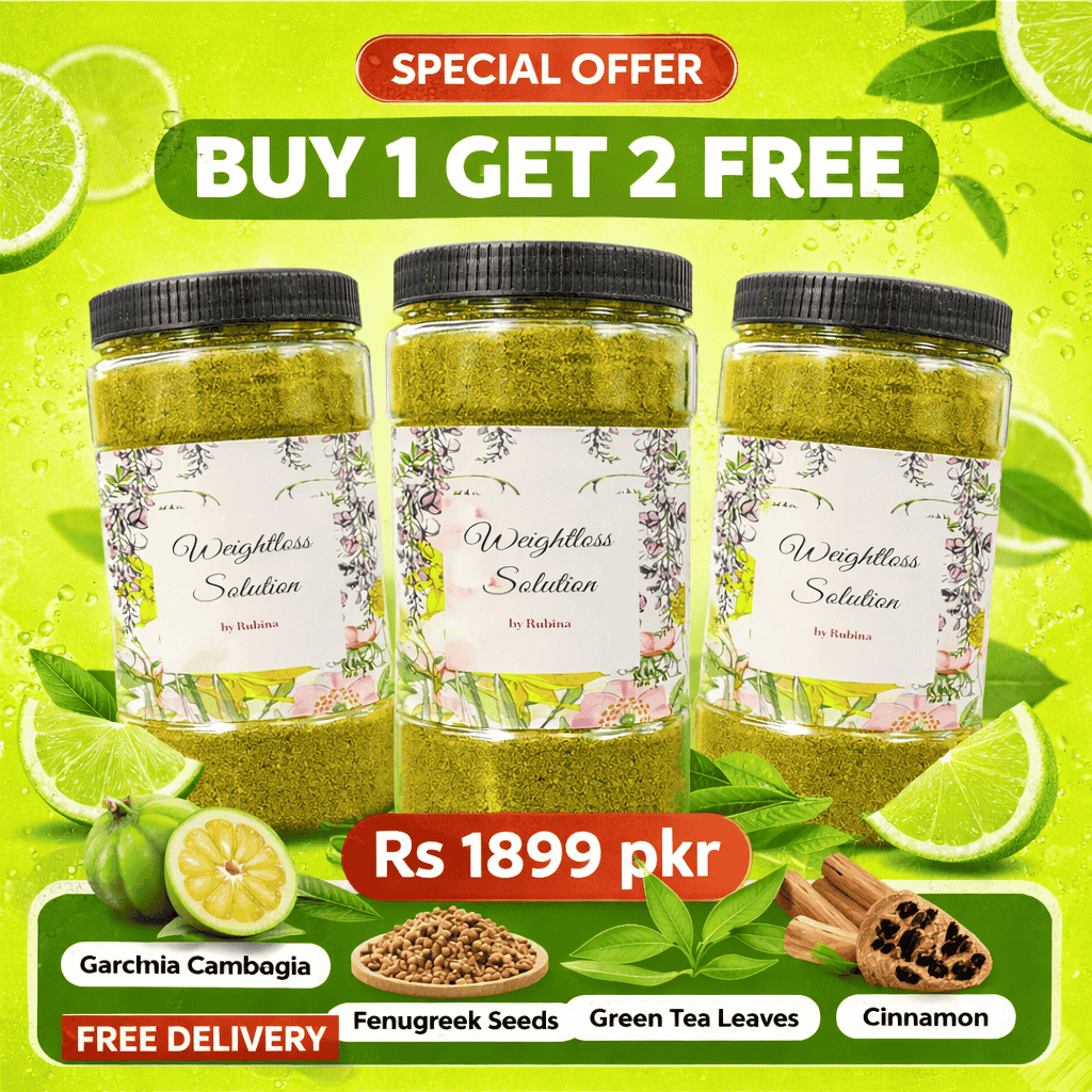 Weightloss Solution By Rubina   ( 3 Month Plan ) BUY 1 GET 2 FREE Limited Time Offer